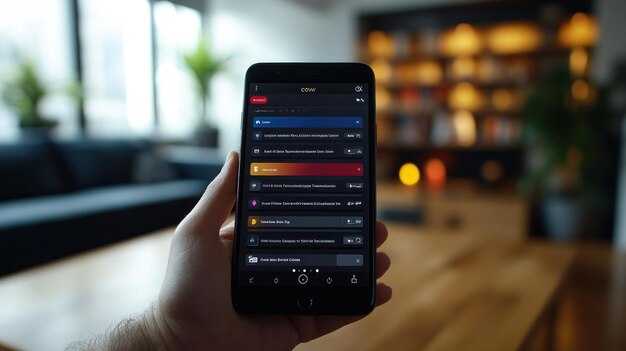 Выбор устройства для передачи через Miracast